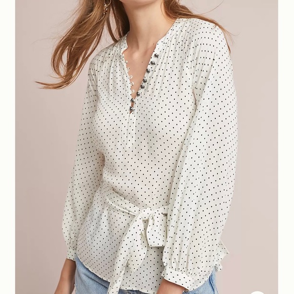 NWT Lucy Polka Dot Blouse - Picture 1 of 5